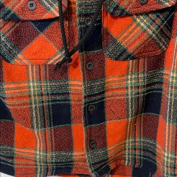 Replay and Sons Boys Jeans Hooded Plaid Jacket - Picture 3 of 7
